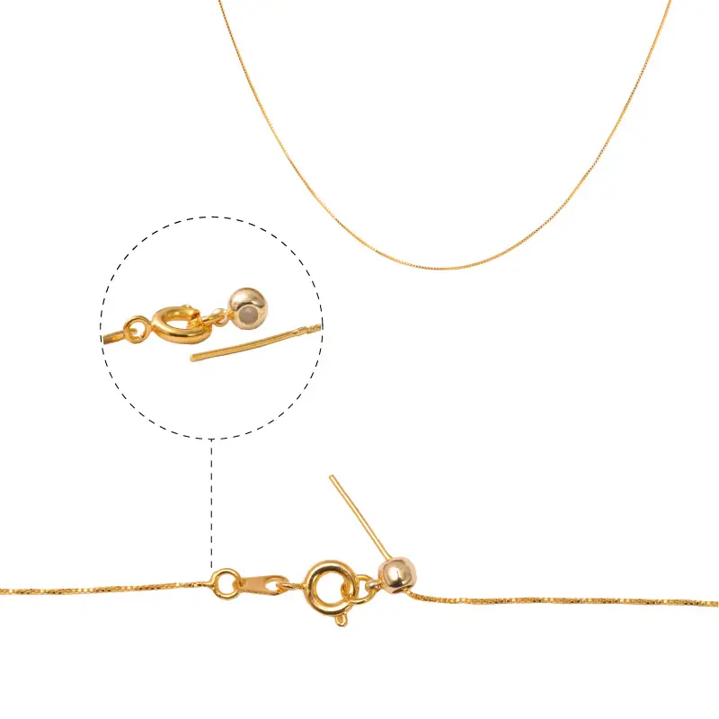 Cadena golfi pin 0.6A 0.6mm 45 cm x und