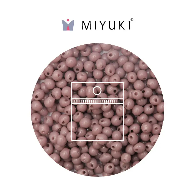 Miyuki drop beads 2.8mm DP0410 opaco mauve x 25g