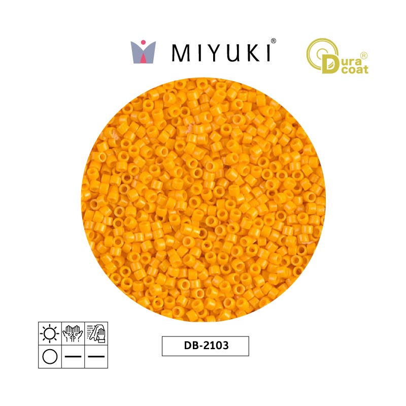 Miyuki delica 11/0 DB2103 opaco cantaloupe x 50g