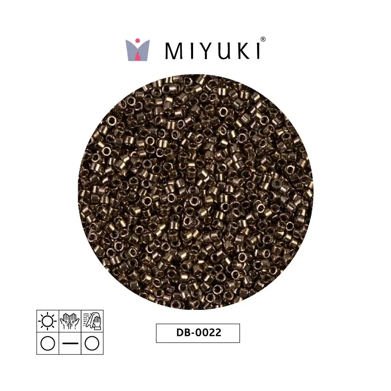 Miyuki delica 11/0 DB0022 metalizado bronce x 50g