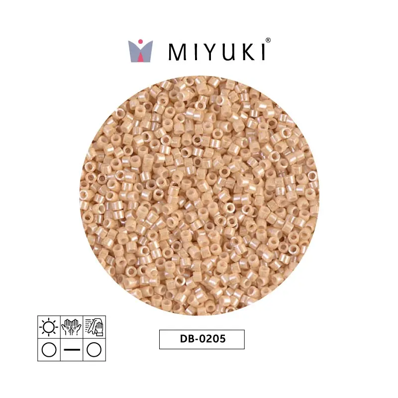 Miyuki delica 11/0 DB0205 Ceylon perlado beige x 50g