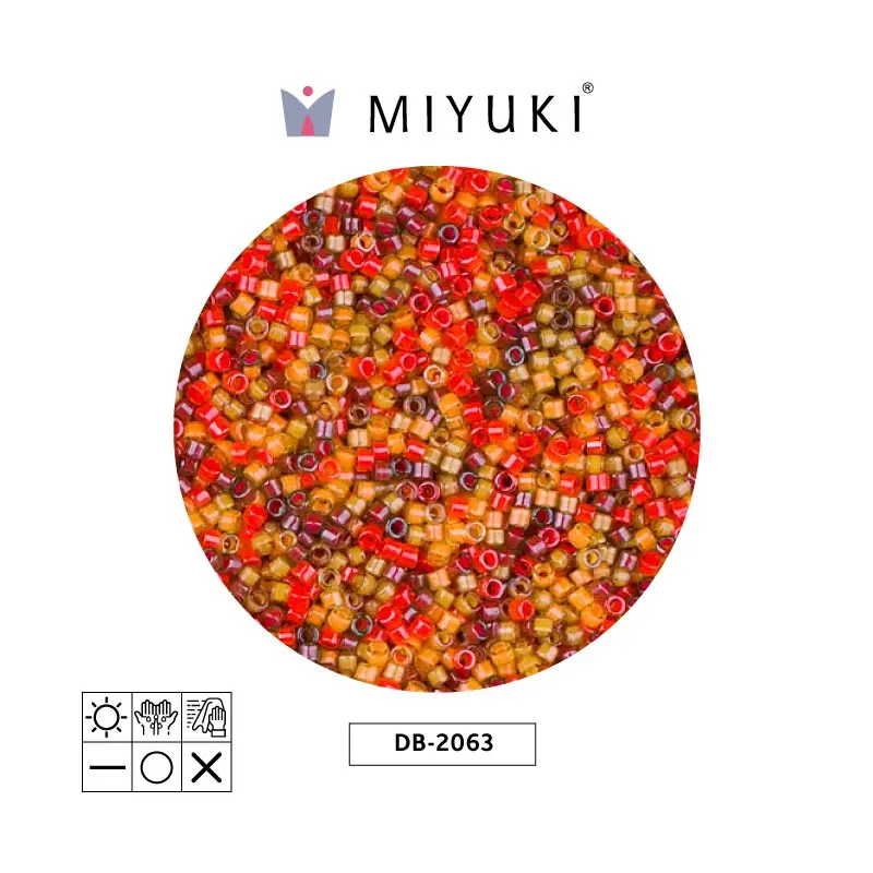 Miyuki delica 11/0 DB2063 luminous color mix x 50g