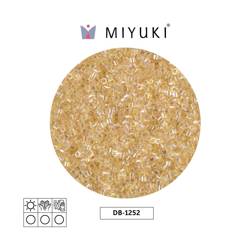 Miyuki delica 11/0 DB1252 claro beige lusterr x 50g