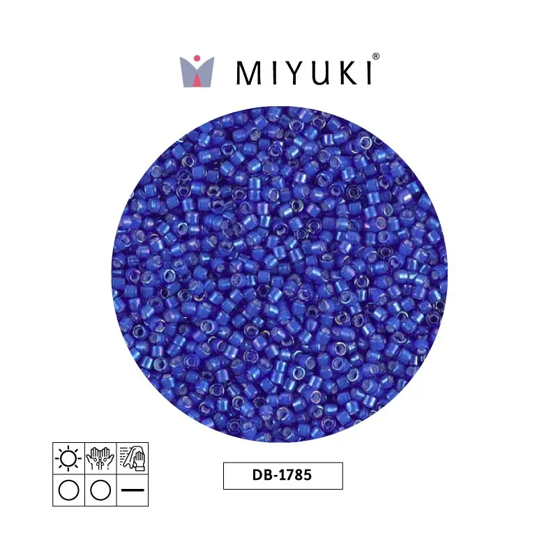 Miyuki delica 11/0 DB1785 forrado azul AB x 50gr