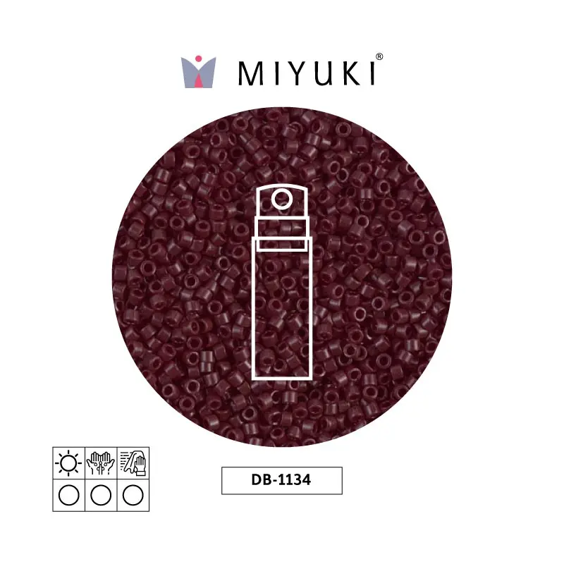 Miyuki delica 11/0 DB1134 opaco currant x 10g