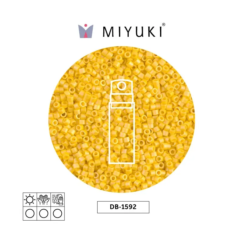 Miyuki delica 11/0 DB1592 mate opaco canary AB x 10g