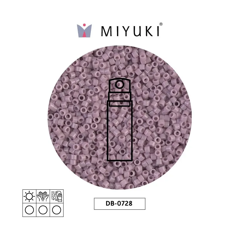 Miyuki delica 11/0 DB0728 opaco lila x 10g