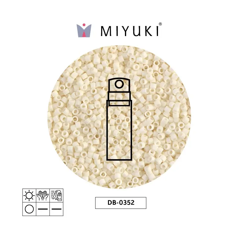Miyuki delica 11/0 DB0352 mate crema x 10gr
