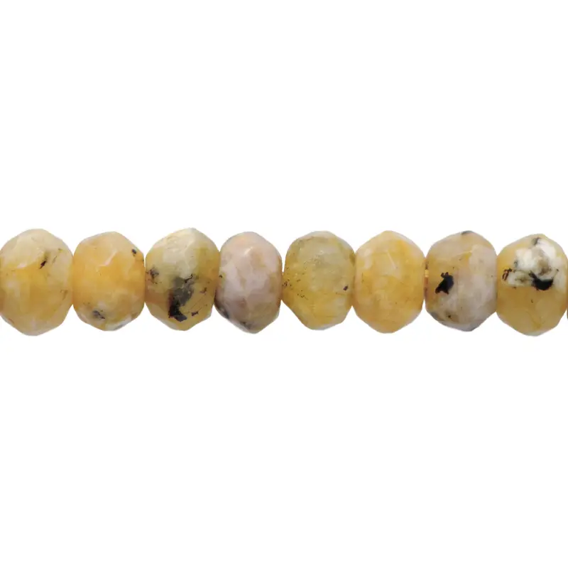 Rondela facetada 2x4mm agata honey x 115unds