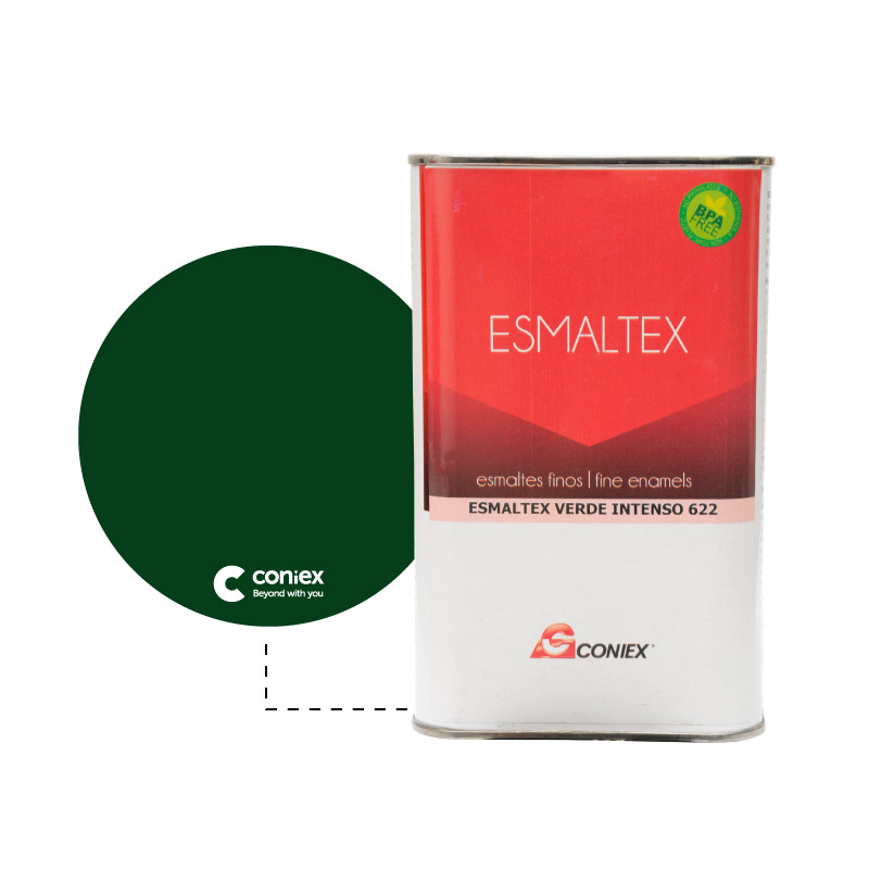 Resina Esmaltex Coniex 622 Verde Intenso x 1 Kg