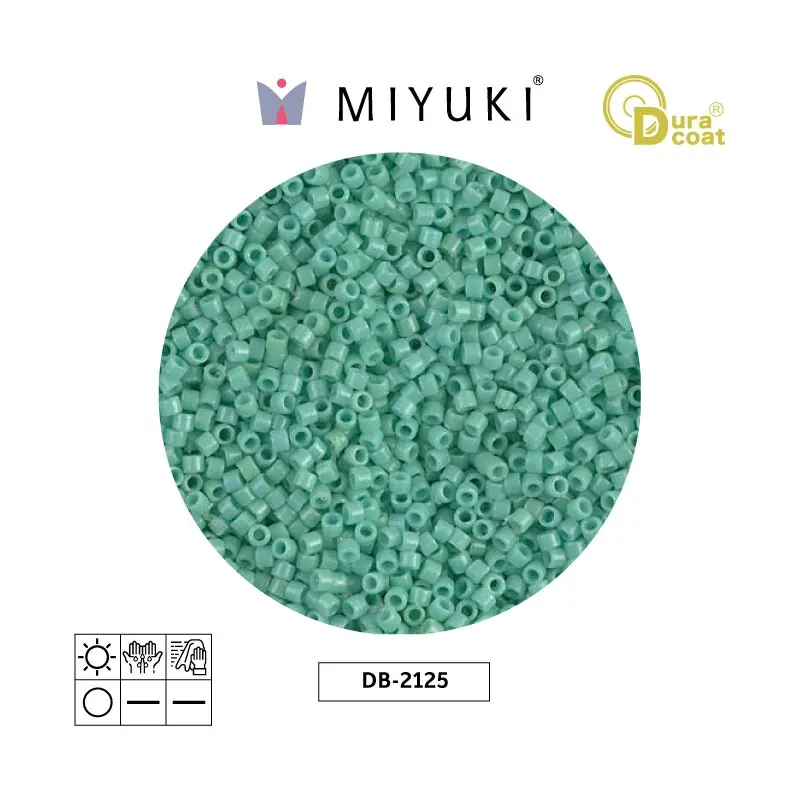 Miyuki delica 11/0 DB2125 opaco azul opal x 50g