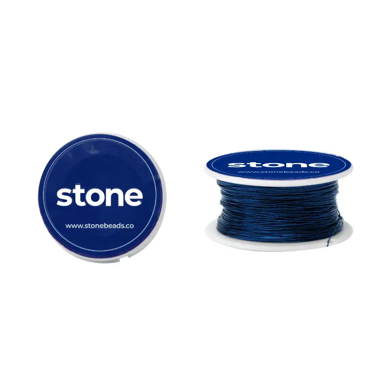Hilo alambrismo azul N.28 0.30mm x 27 metros
