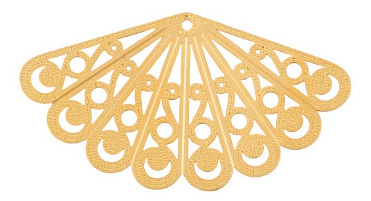 Dije arete 0.3mm YF-11800 22x40mm/Golfi x par