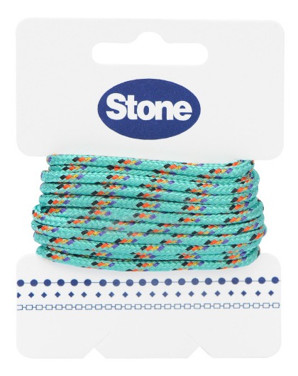 Cordon paracord 3mm aguamarina/mix #8 x 3m