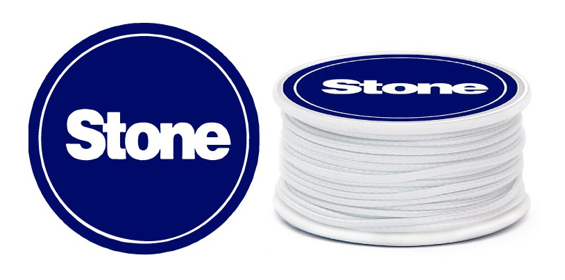 Cordon vibora 1mm 143 blanco x 8m