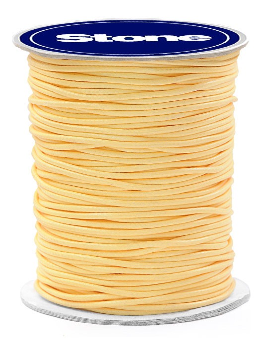 Cordon vibora 2mm #4 amarillo x rollo 100yd