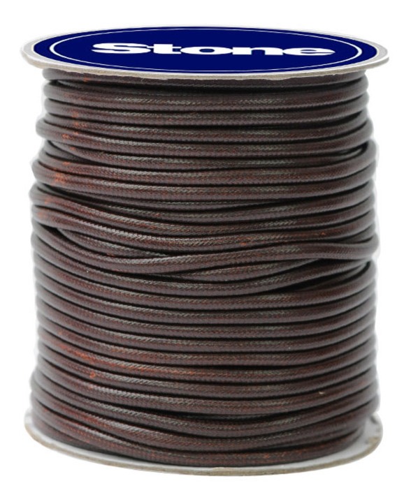 Cordon vibora 3mm 112 cafe x 40m