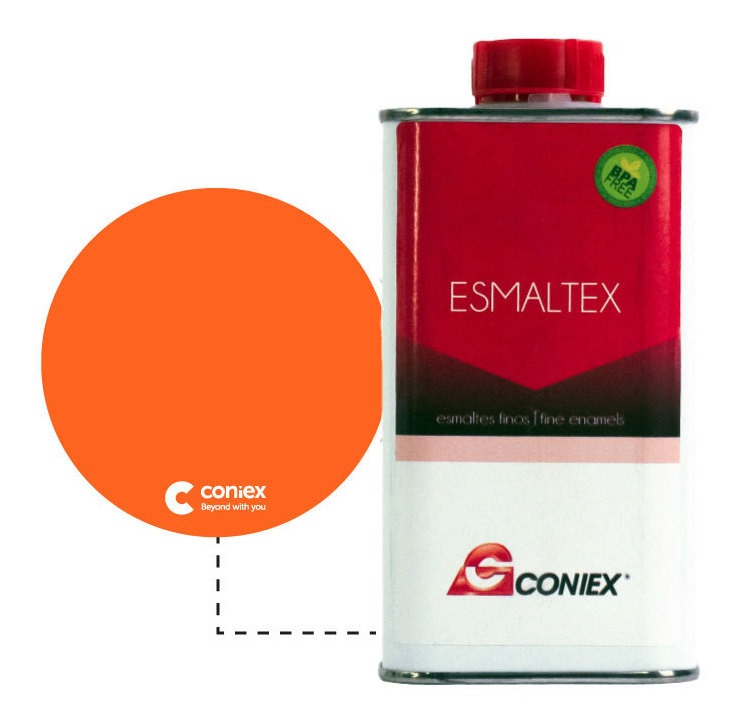 Resina Esmaltex Coniex FF231 Naranja Fluorescente x 250g