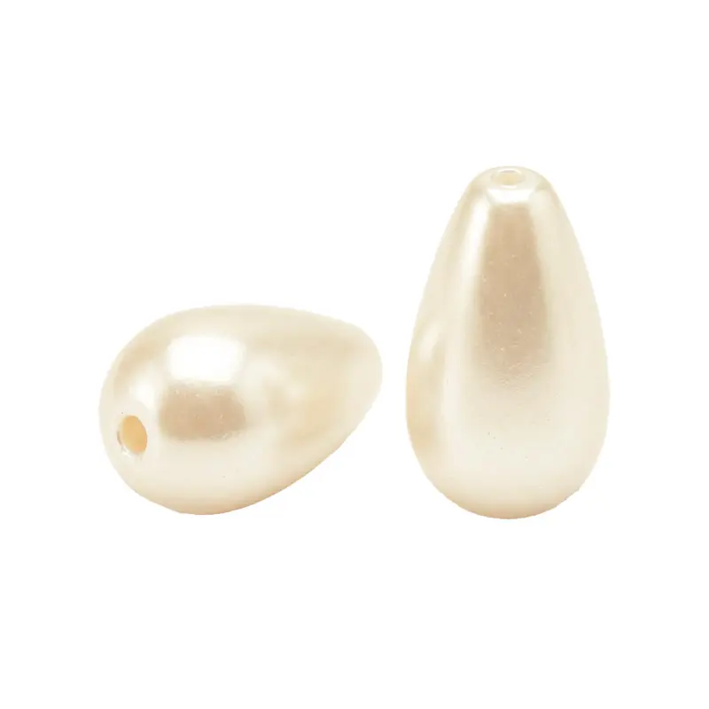 Perla sintetica gota 8x16mm crem CX-902 x und