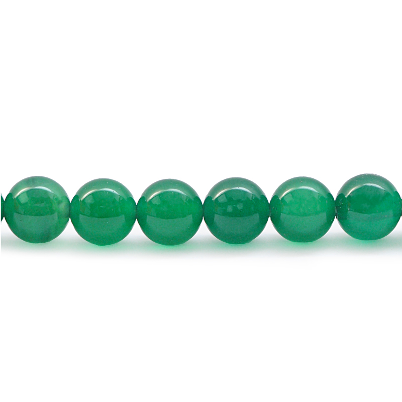 Sarta redonda 8mm agata verde x 47unds