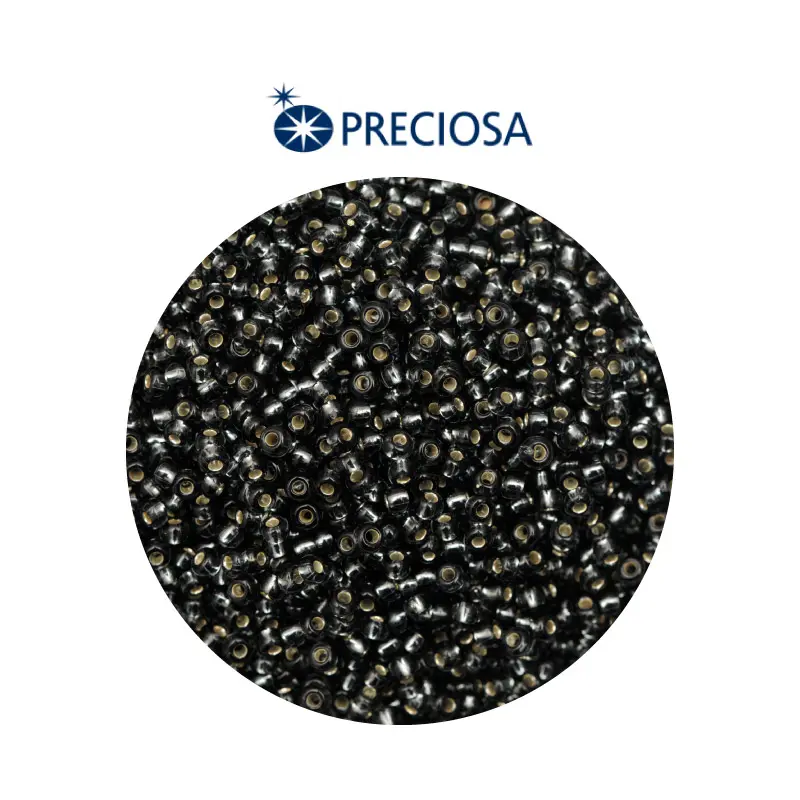 Mostacilla checa preciosa 2mm 47010 gris brillante x 500g