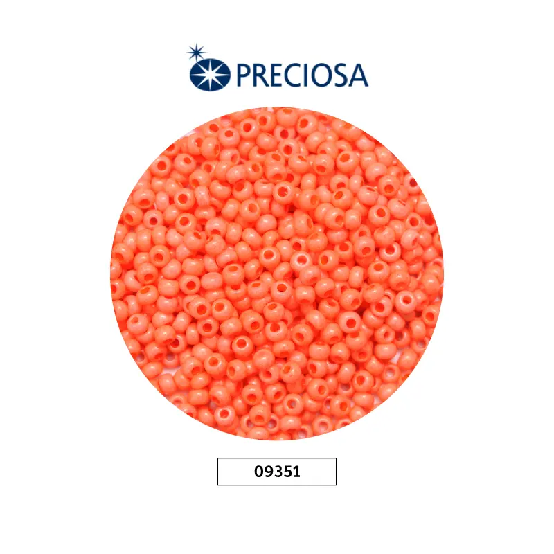 Mostacilla checa preciosa 8/0 3mm 09351 OP coral x 500g