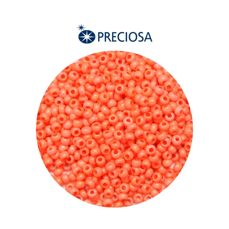Mostacilla checa preciosa 8/0 3mm 09351 OP coral x 500g