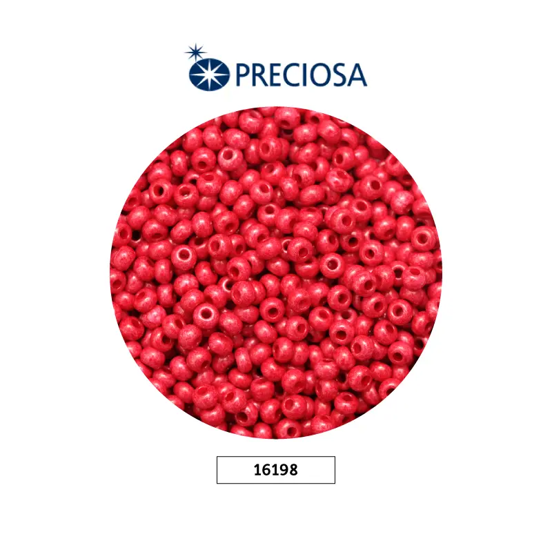 Mostacilla checa preciosa 8/0 3mm 16198 mora tenido x 500g