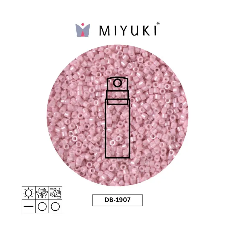 Miyuki delica 11/0 DB1907 rosewater lusterr x 10gr