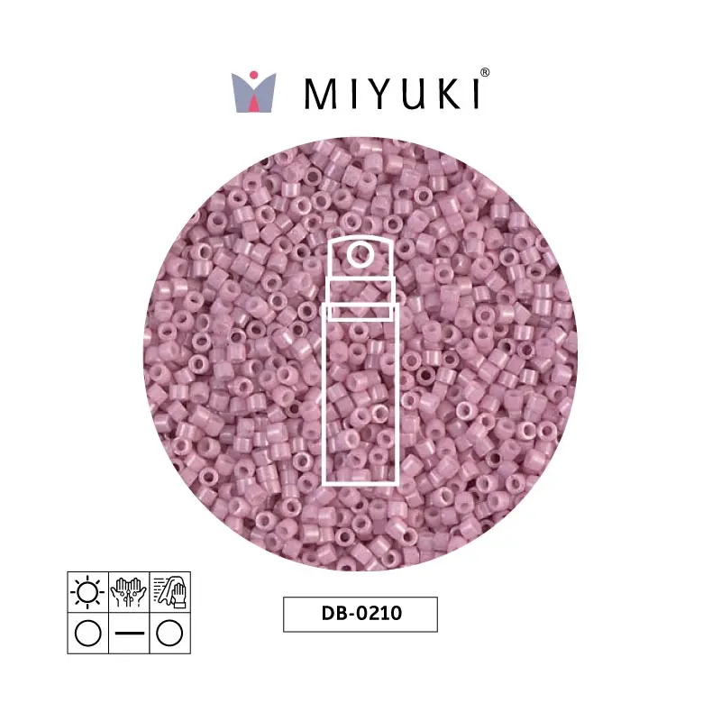 Miyuki delica 11/0 DB0210 opaco antique rosa lusterr x 10g