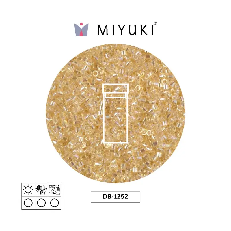 Miyuki delica 11/0 DB1252 claro beige lusterr x 3g