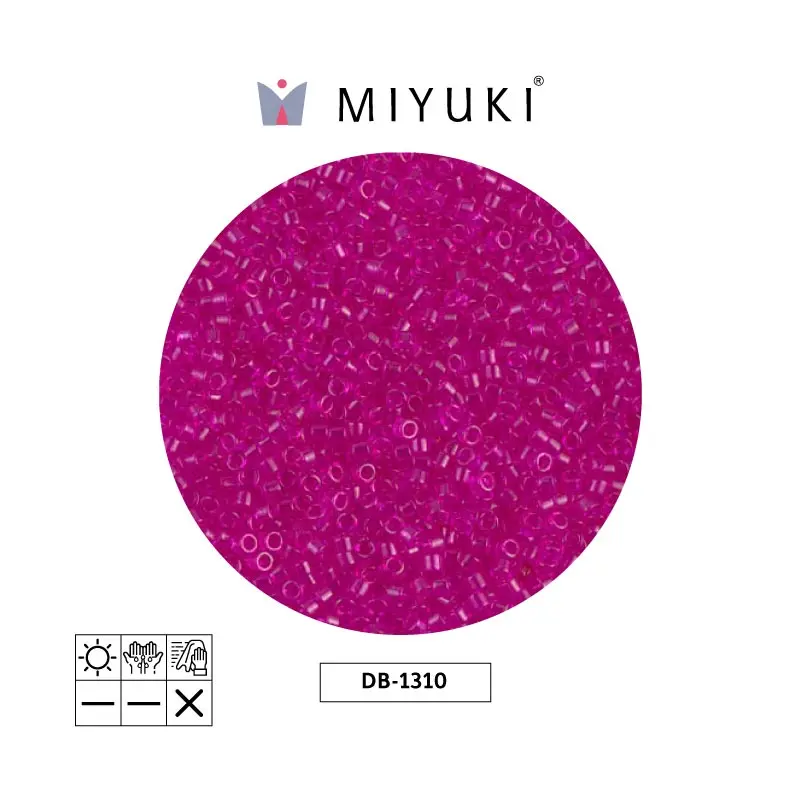 Miyuki delica 11/0 DB1310 transparente fucsia x 50gr