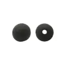 Bola neopreno lisa 8mm negro x 12 unds