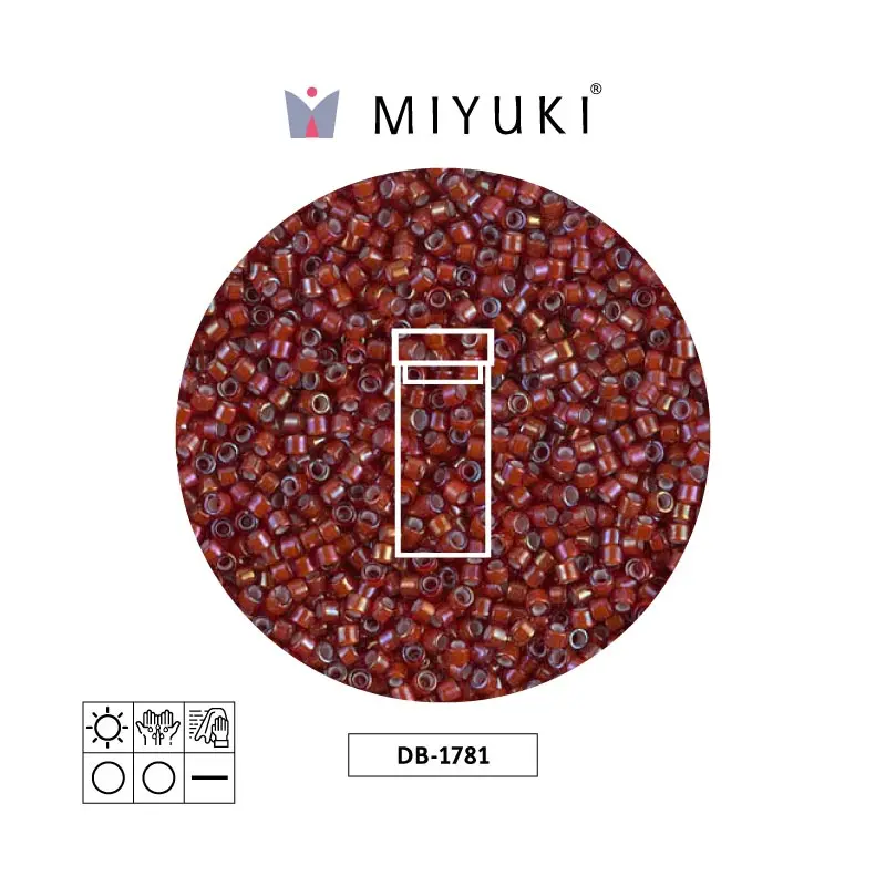Miyuki delica 11/0 DB1781 forrado vinotingo AB x 3g