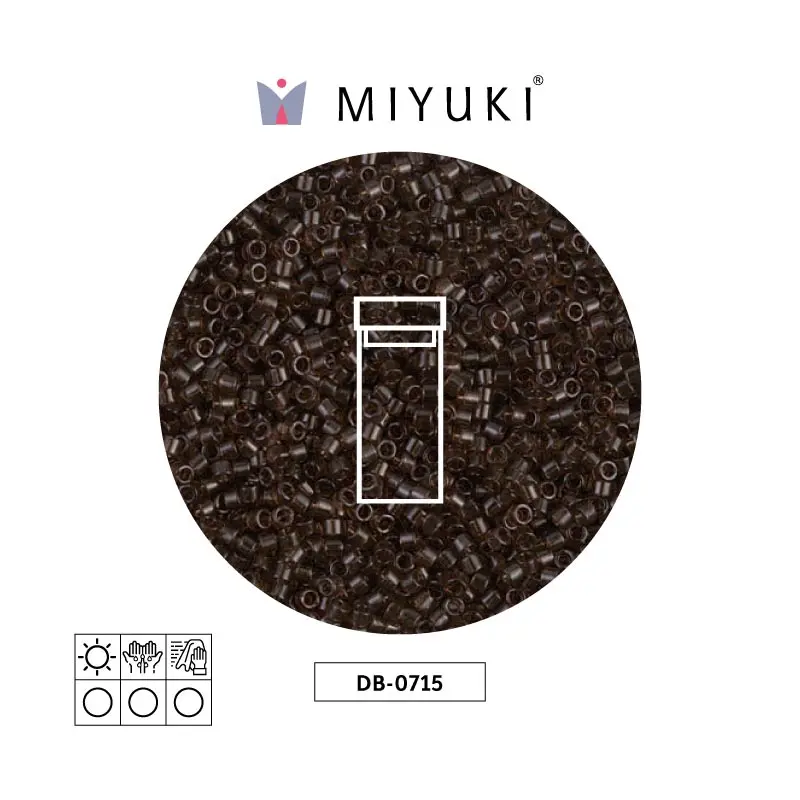 Miyuki delica 11/0 DB0715 transparente root beer x 3g
