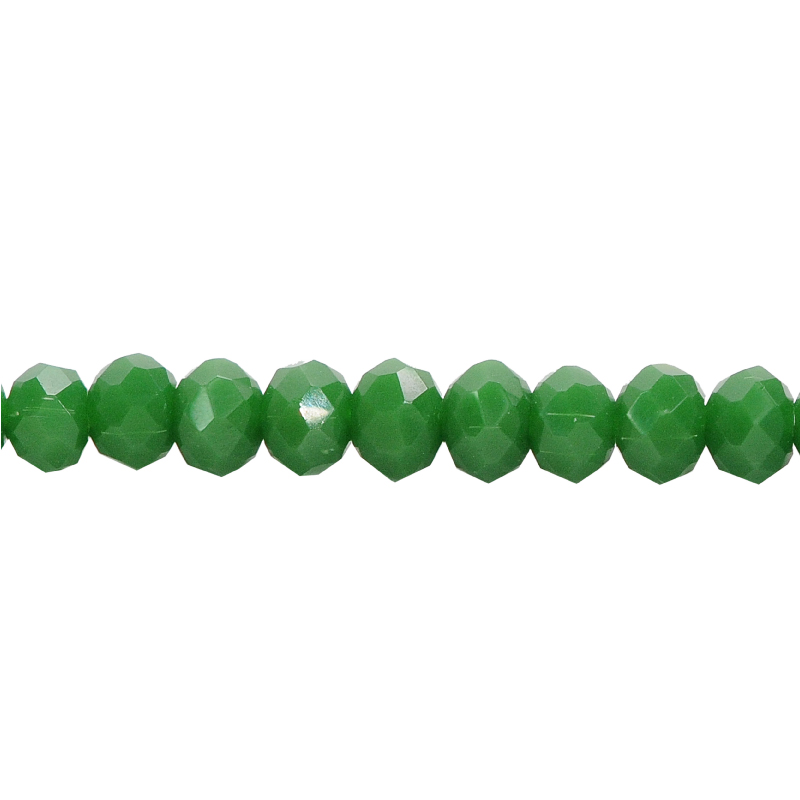 Murano rondela facetada 3mm olivine mate 102 x 110und