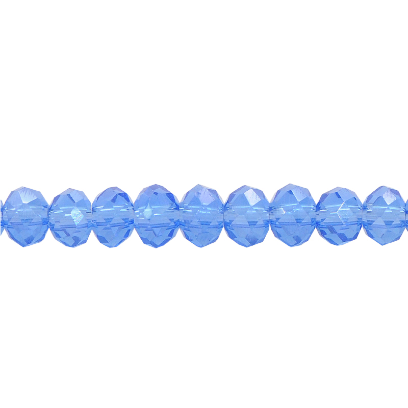 Murano rondela facetada 3mm sapphire 3AB x 140unds