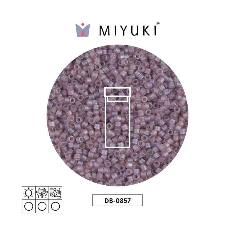 Miyuki delica 11/0 DB0857 matt claro amethys AB x 3g
