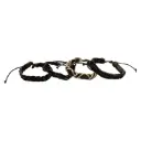 Combo brazalete cuero hombre (E9,F10,G11,D6) x 4 diseños