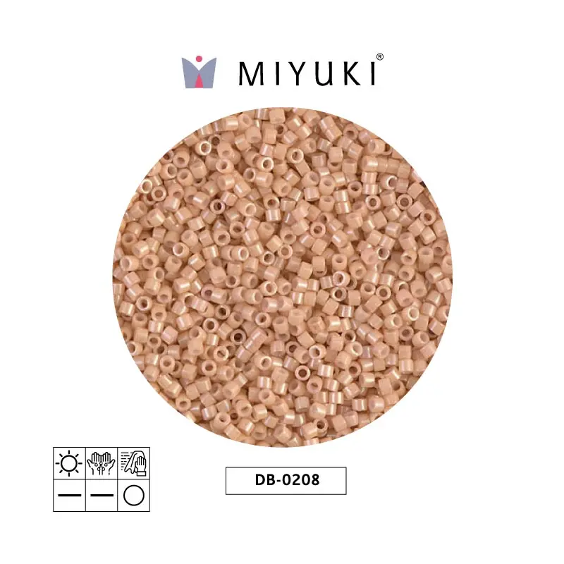 Miyuki delica 11/0 DB0208 opaco tan lusterr x 50gr