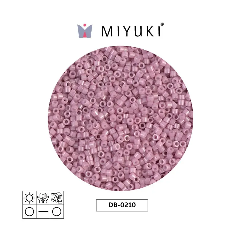 Miyuki delica 11/0 DB0210 opaco antique rosa lusterr x 50g