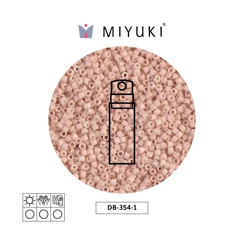 Miyuki delica 11/0 DB0354-1 mate opaco blush x 10g
