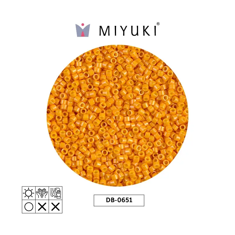 Miyuki delica 11/0 DB0651 opaco squash x 50gr