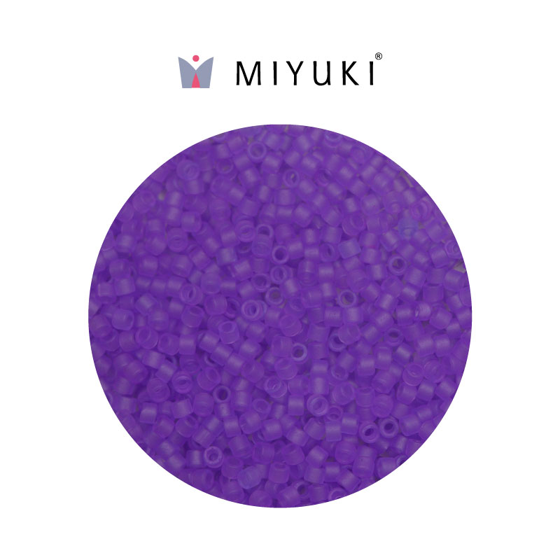 Miyuki delica 11/0 DB0783 mate transparente morado x 50g