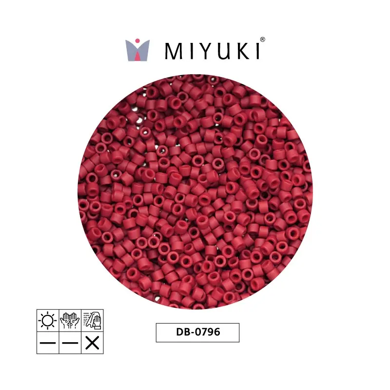 Miyuki delica 11/0 DB0796 matte opaque marron x 50g