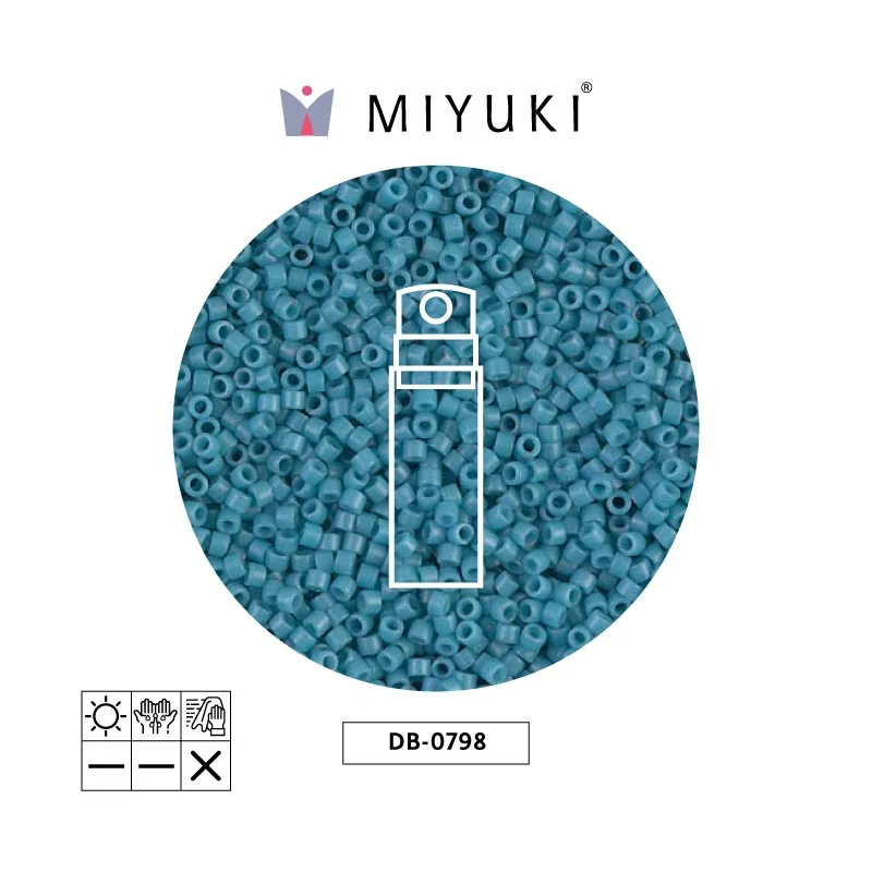 Miyuki delica 11/0 DB0798 mate opaco capri x 10g