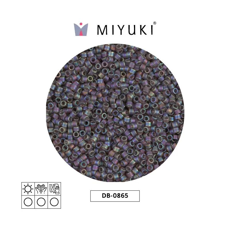 Miyuki delica 11/0 DB0865 matte brown AB x 50G