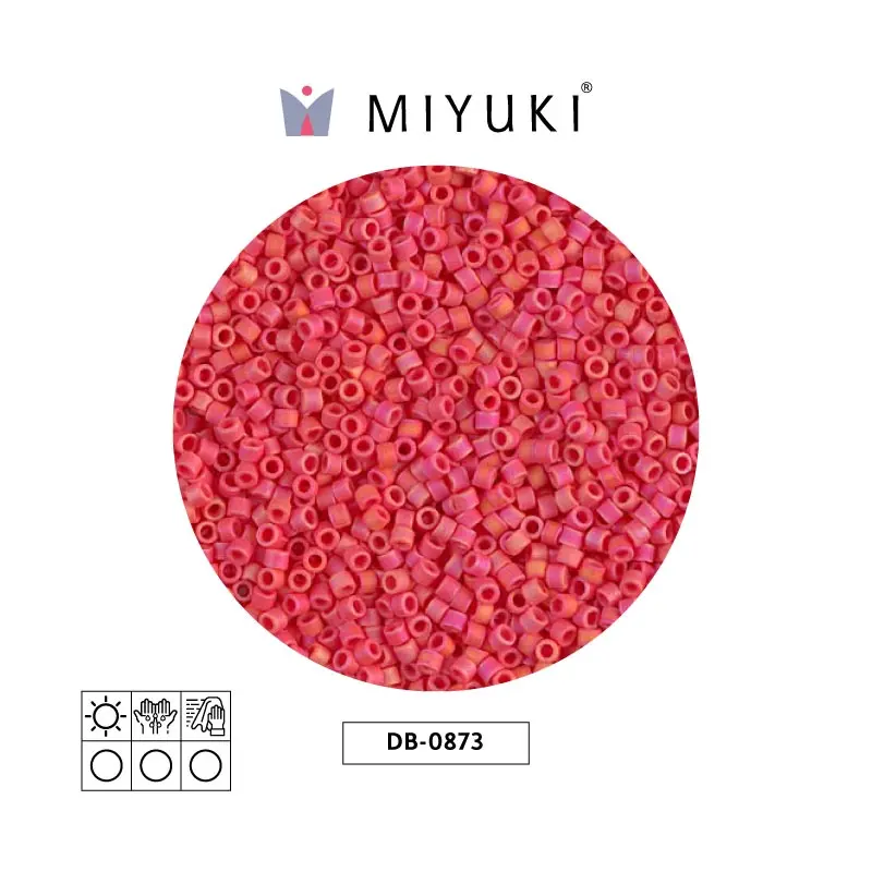 Miyuki delica 11/0 DB0873 matt opaco cranber AB x 50g