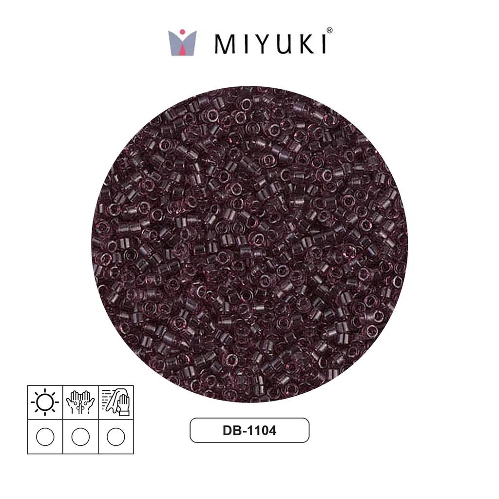Miyuki delica 11/0 DB1104 transparente mauve x 50g