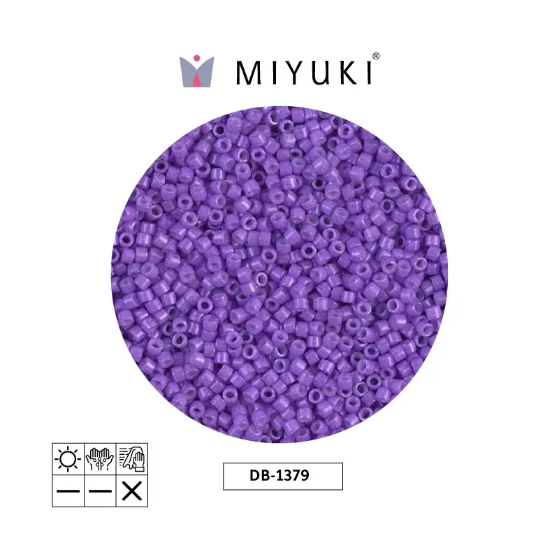 Miyuki delica 11/0 DB1379 opaco morado x 50g